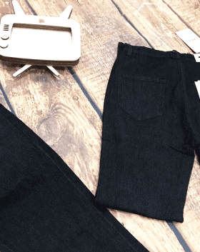 Xưởng may sỉ quần jean giấy nữ màu xám đen