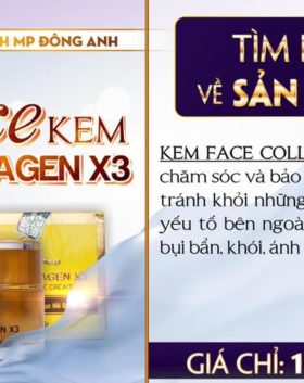 Kem face Collagen X3 Mỹ Phẩm Đông Anh