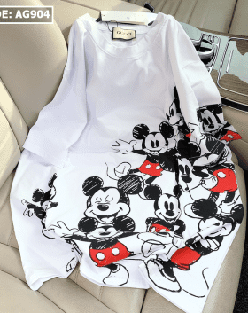 Áo thun nữ Quảng Châu in hình Mickey