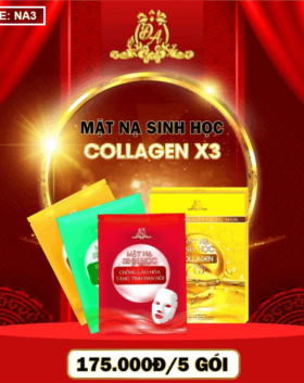 Mặt nạ sinh học Collagen X3 Mỹ phẩm Đông Anh - NA3
