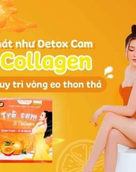 Detox Cam hỗ trợ G.i.ả.m C.â.n N Collagen chính hãng
