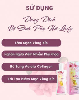 Dung dịch vệ sinh phụ nữ cao cấp Lady Đông y Hồng Tâm - 8938529135090