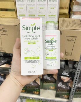 Sữa dưỡng ẩm Simple 125ml Kind To Skin Protecting Light Moisturiser chính hãng - 5011451103931