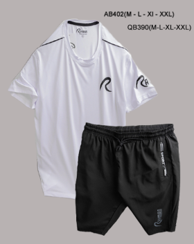Set bộ nam Rayman áo thể thao quần short vải dù cao cấp - SBN051