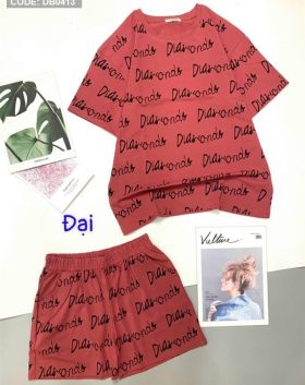 Đồ bộ nữ quần đùi thun cotton - DB0413
