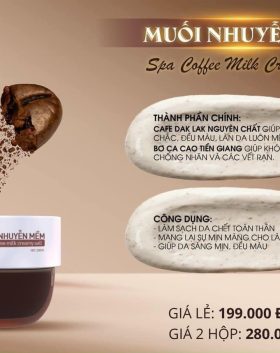 Tẩy tế bào chết muối nhuyễn mềm coffee A Cosmetics Chính Hãng - 89361071601371