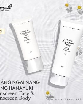 Kem Chống Nắng Hanayuki Sunscreen Body Tone Up Skincare - 8936205370469