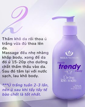 Combo Dưỡng Trắng Body Trendy Meea Organic Premium - CBBODYMEEA01