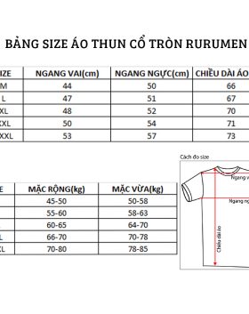 Áo Thun Nam Tay Dài Cổ Tròn Rurumen Màu Xanh Đen In Chữ BROOKLYN Big Size - AB477