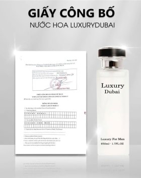Nước Hoa Luxury Dubai Luxury For Men Màu Trắng Mùi Nam 50ml - LXRFORMEN