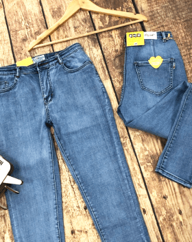 Tìm nơi sỉ quần jean nữ xanh wash nhẹ cao cấp